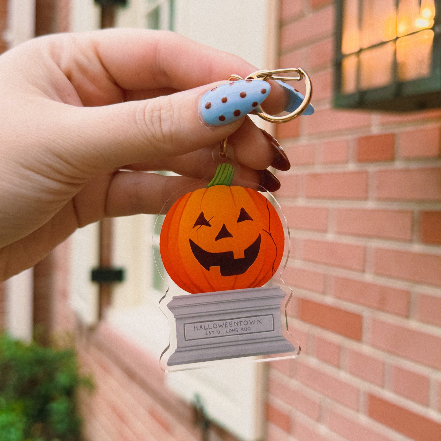 Halloweentown Pumpkin Bag Charm