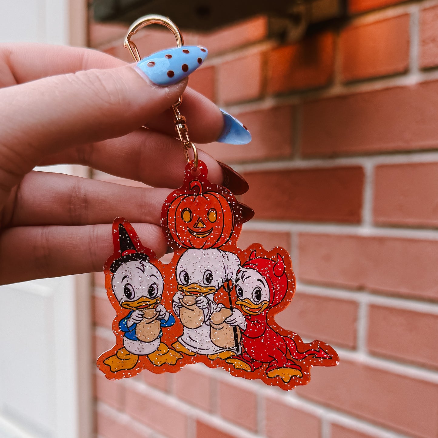 Nephews Glitter Bag Charm