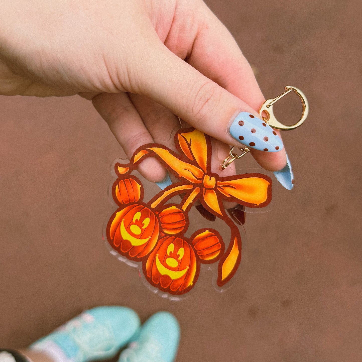 Coquette Pumpkins Bag Charm