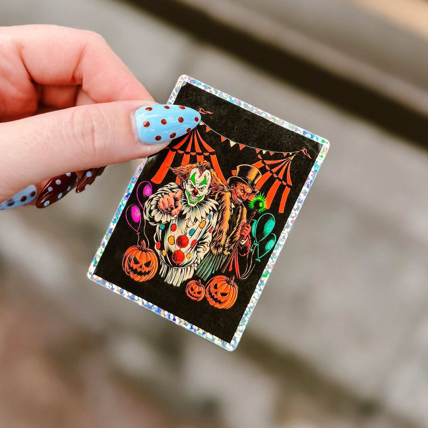 Icons Glitter Sticker