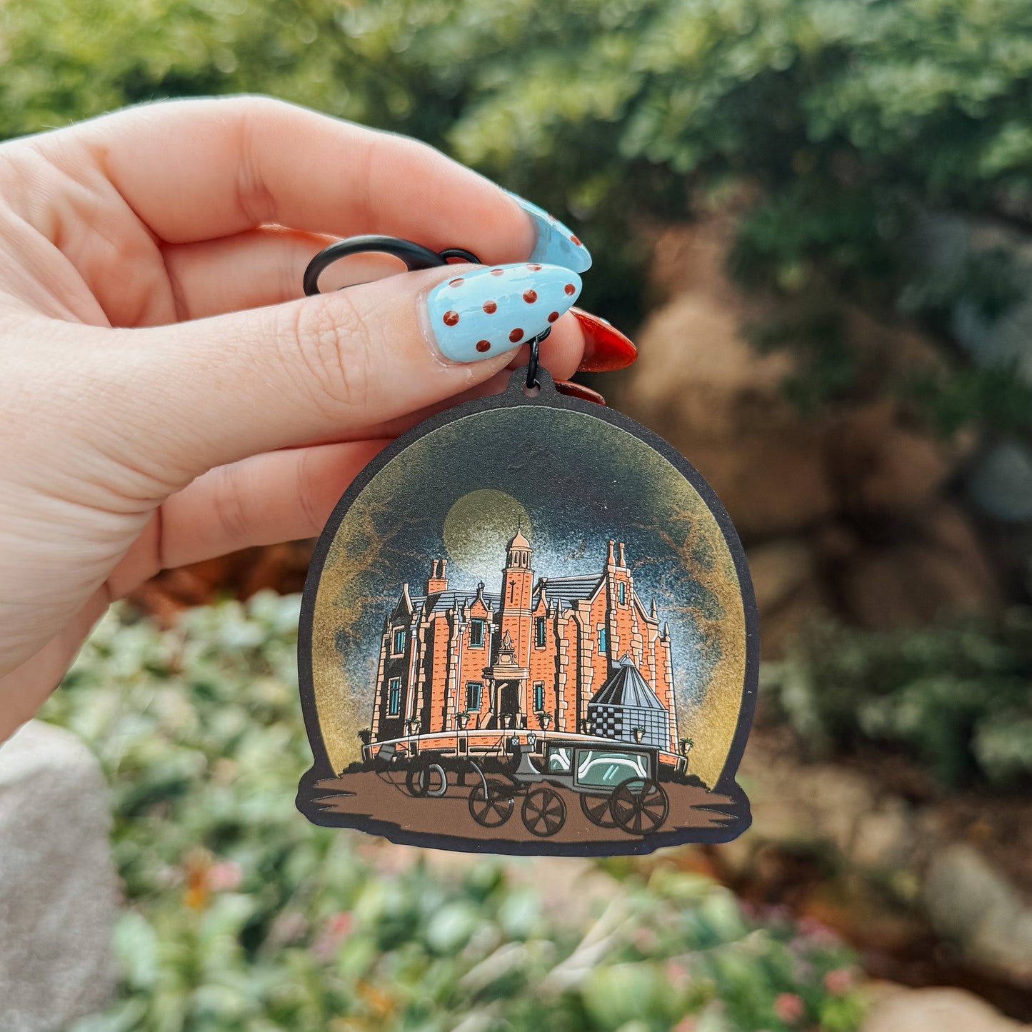 Haunted Mansion Glitter Bag Charm