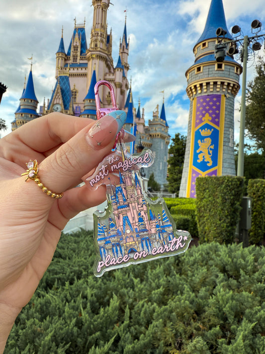 Most Magical Place Bag Charm