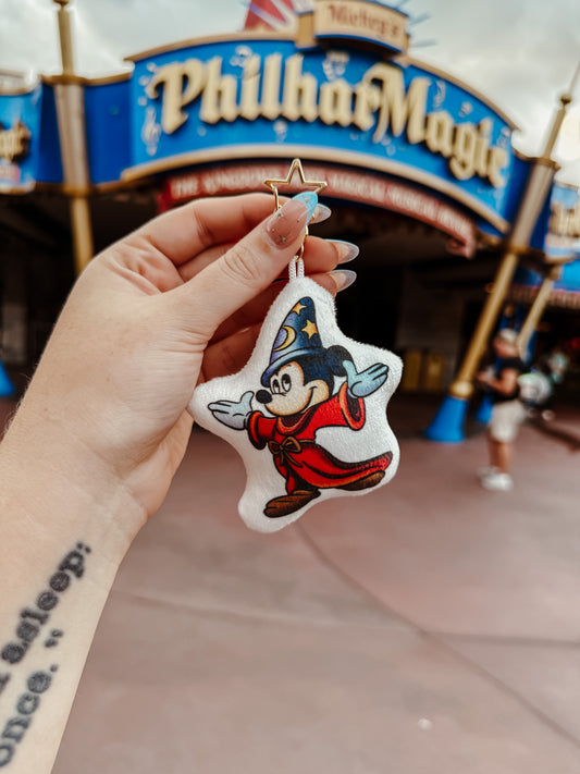 Sorcerer Mickey Plush Bag Charm