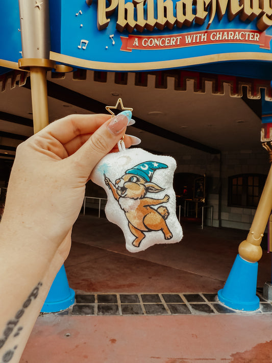 Wand and A Rabbit Bag Charm