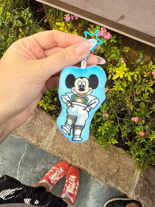 Vintage Epcot Mickey Plush Bag Charm