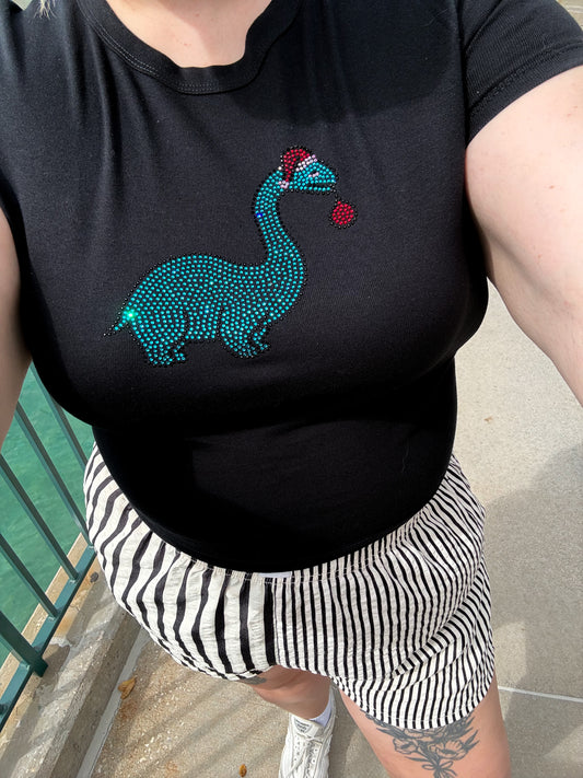 Crystal Gertie Baby Tee