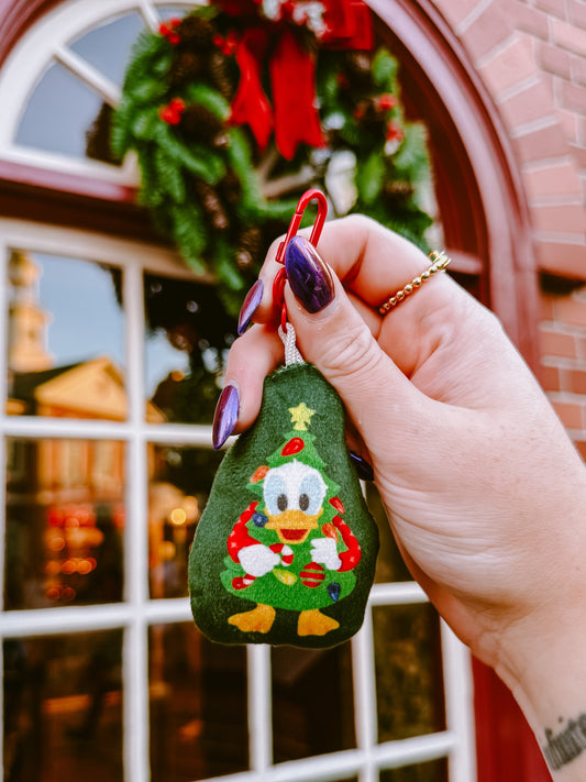 Christmas Tree Donald Plush Bag Charm