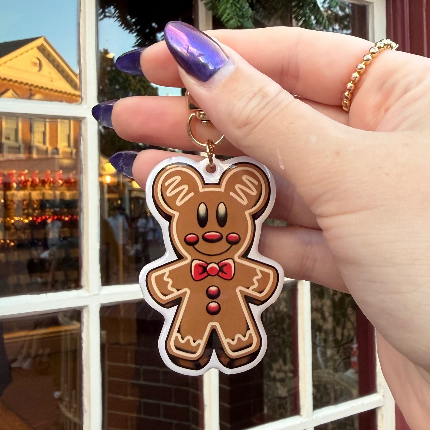 Gingerbread Mickey Bag Charm