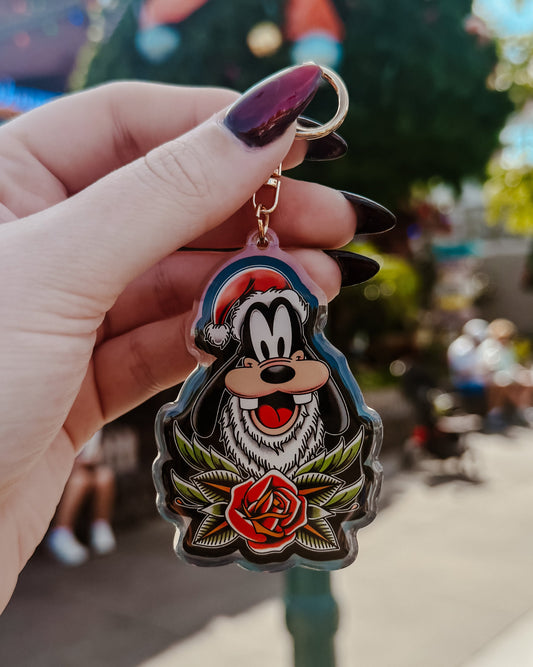 Santa Goofy Bag Charm