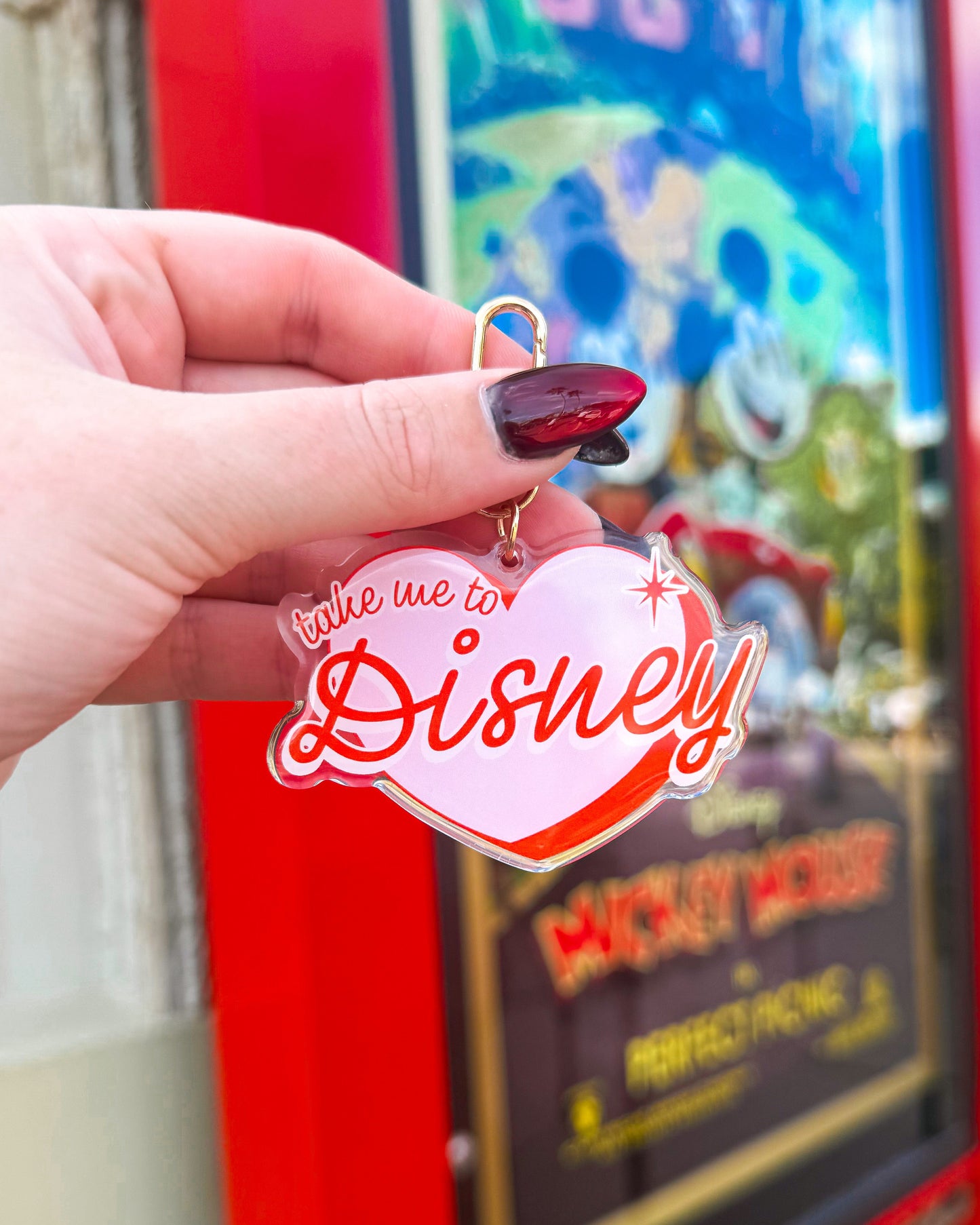 Take Me To Disney Bag Charm
