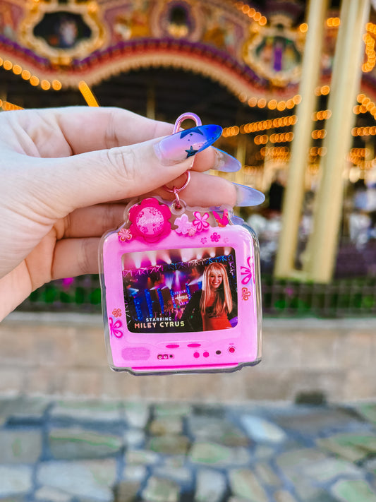 Hannah Montana Vintage TV Bag Charm