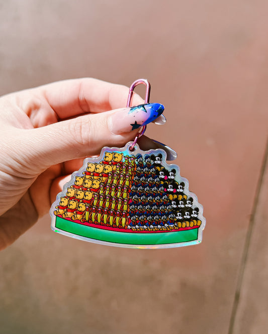 Plush Mountain Holographic Bag Charm