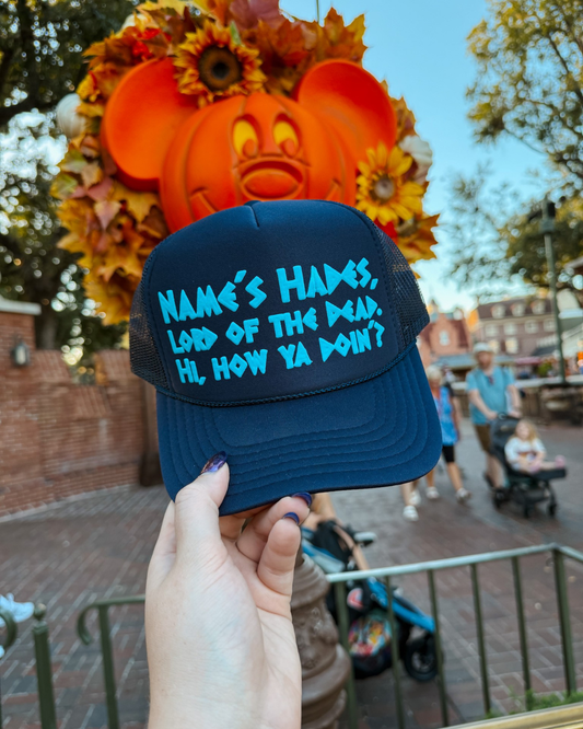Name's Hades Trucker Hat
