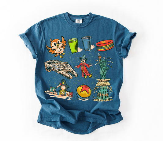 Hollywood Studios Collage Tee