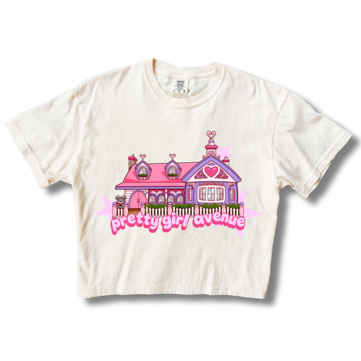 Pretty Girl Avenue x Toontown Crop Tee