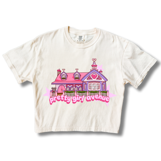 Pretty Girl Avenue x Toontown Crop Tee