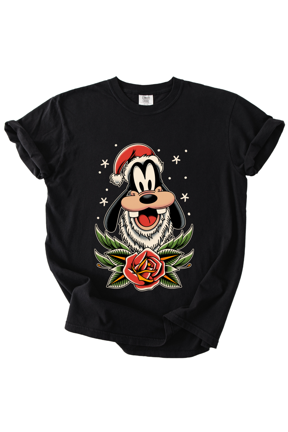 Santa Goofy Tattoo Tee