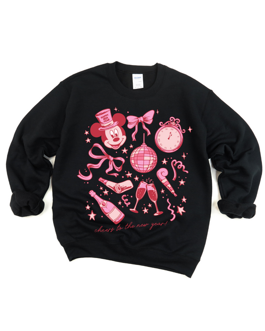 Cheers To The New Year Crewneck