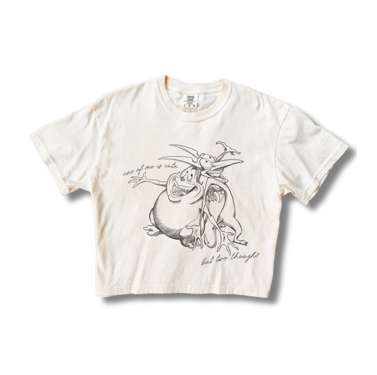 Pain and Panic Crop Tee