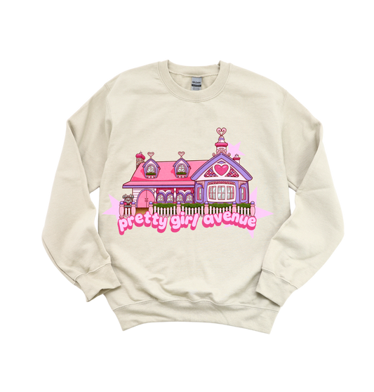 Pretty Girl Avenue x Toontown Crewneck