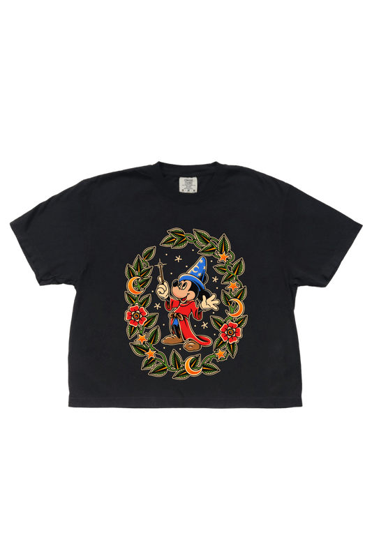 Sorcerer Mickey Crop Tee