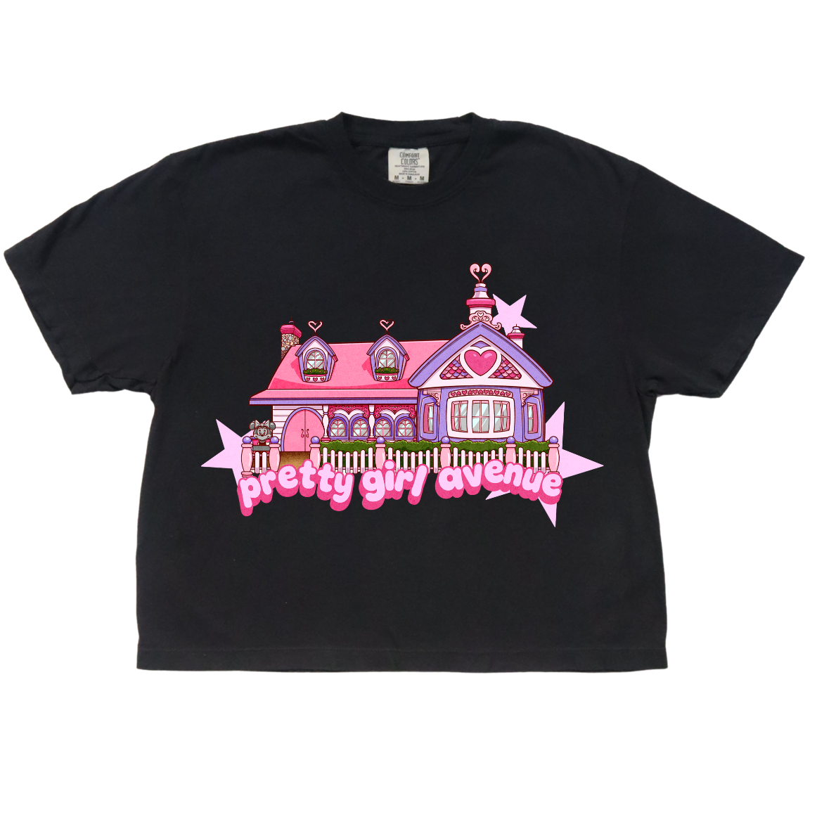 Pretty Girl Avenue x Toontown Crop Tee