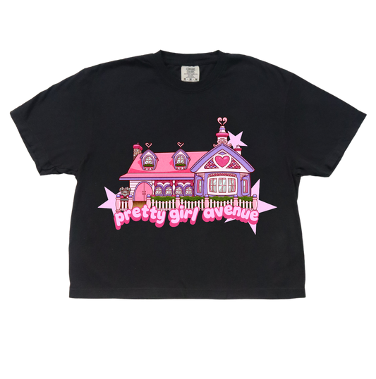 Pretty Girl Avenue x Toontown Crop Tee
