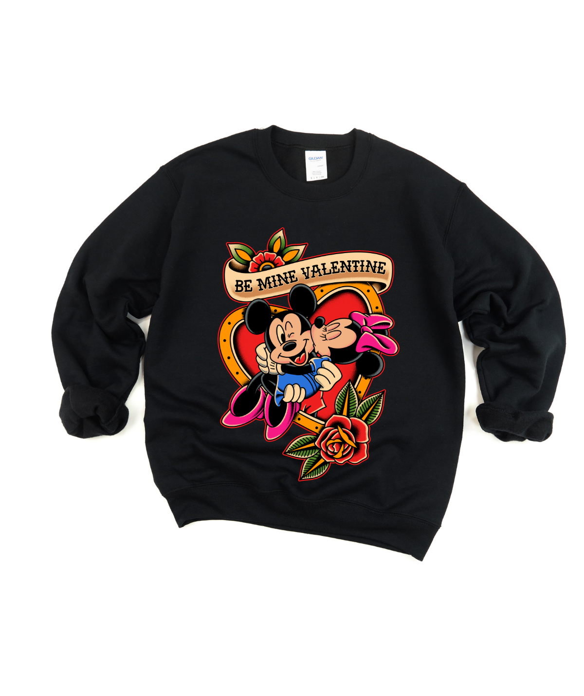 Mickey + Minnie Valentines Day Crewneck