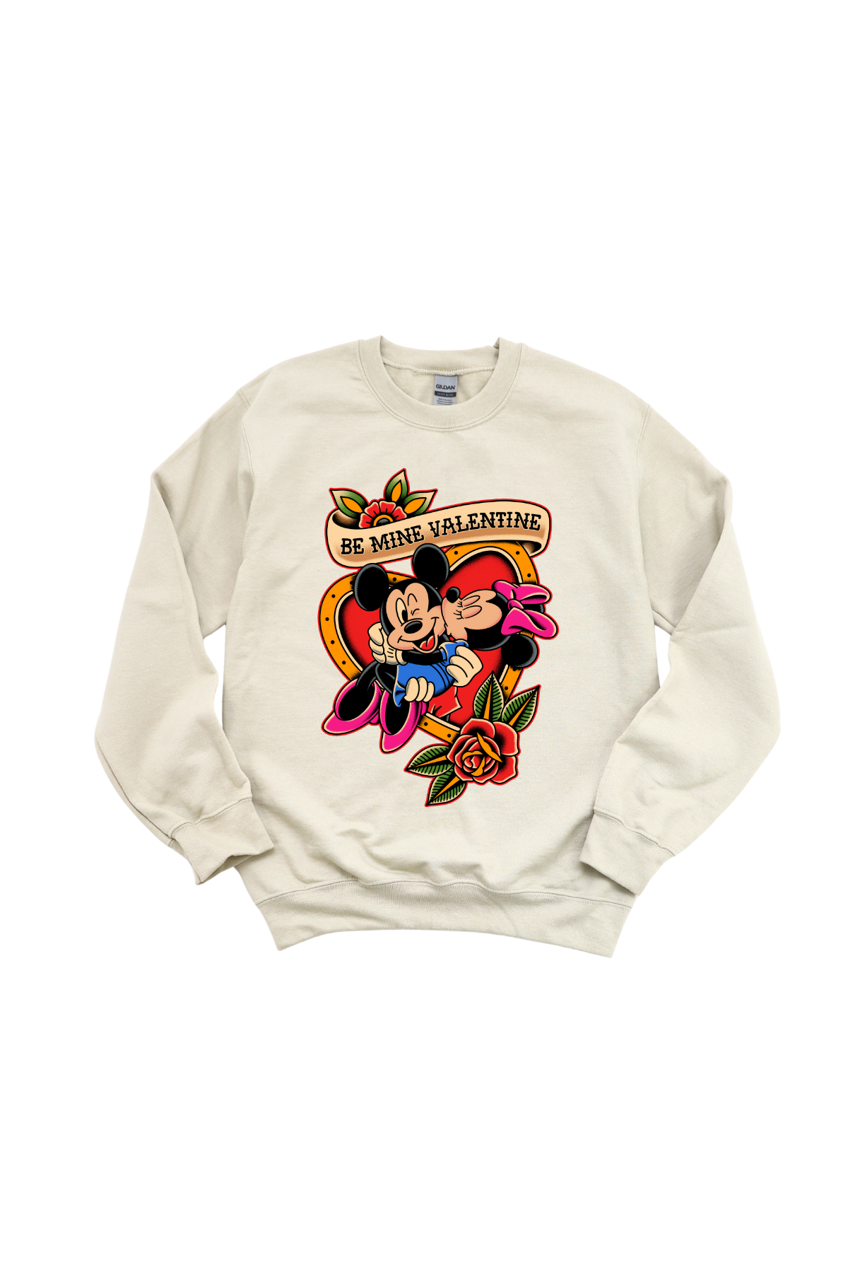 Mickey + Minnie Valentines Day Crewneck