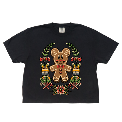 Gingerbread Tattoo Boxy Crop