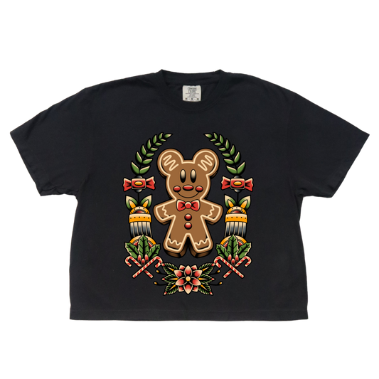 Gingerbread Tattoo Boxy Crop