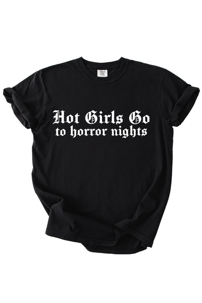 Hot Girls Go To Horror Nights Tee