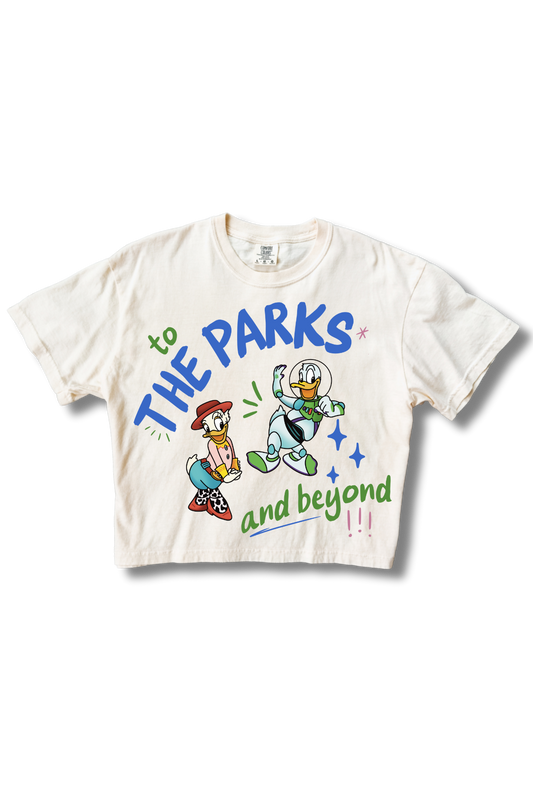 To The Parks and Beyond Crop Tee
