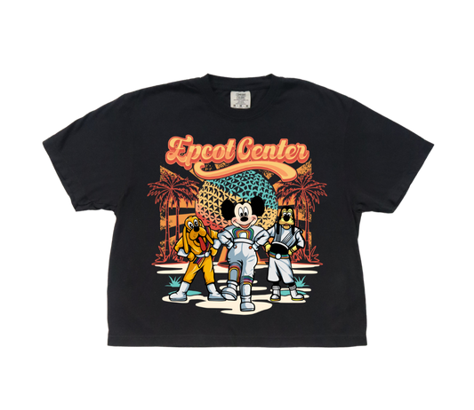 Vintage Epcot Boxy Crop