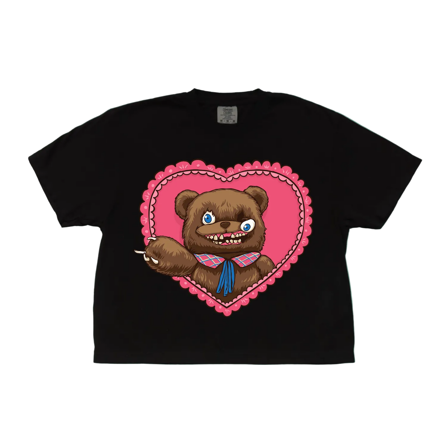 Horror Bear Crop Top