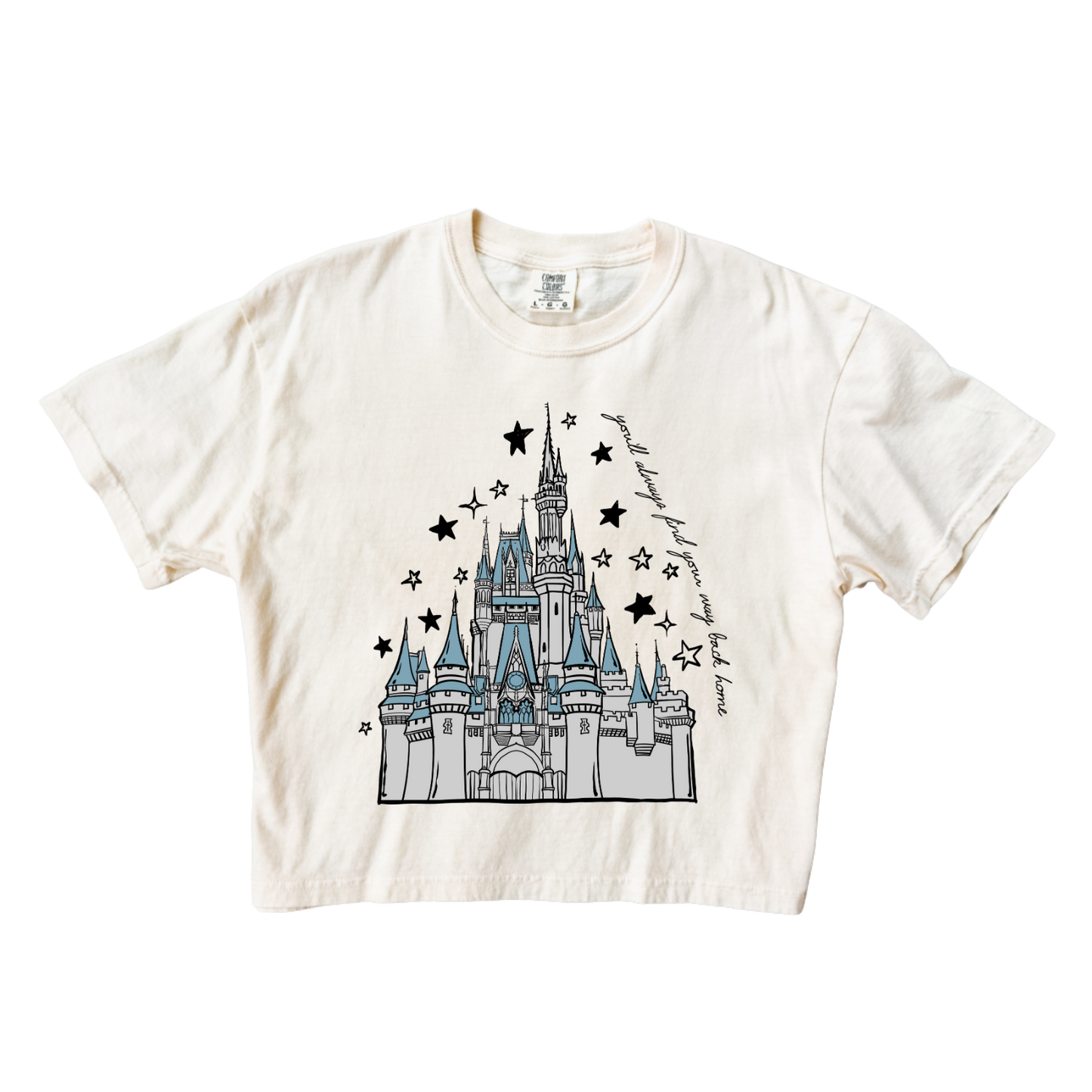 You'll Always Find Your Way Back Home Crop Tee