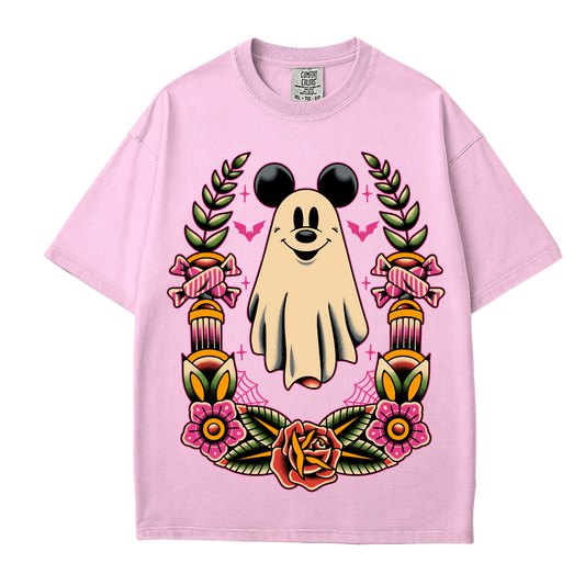 Mickey Ghost Tattoo Tee