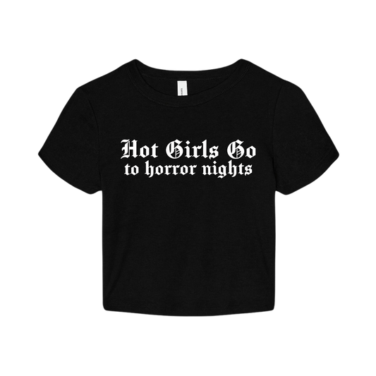 Hot Girls Go To Horror Nights Baby Tee