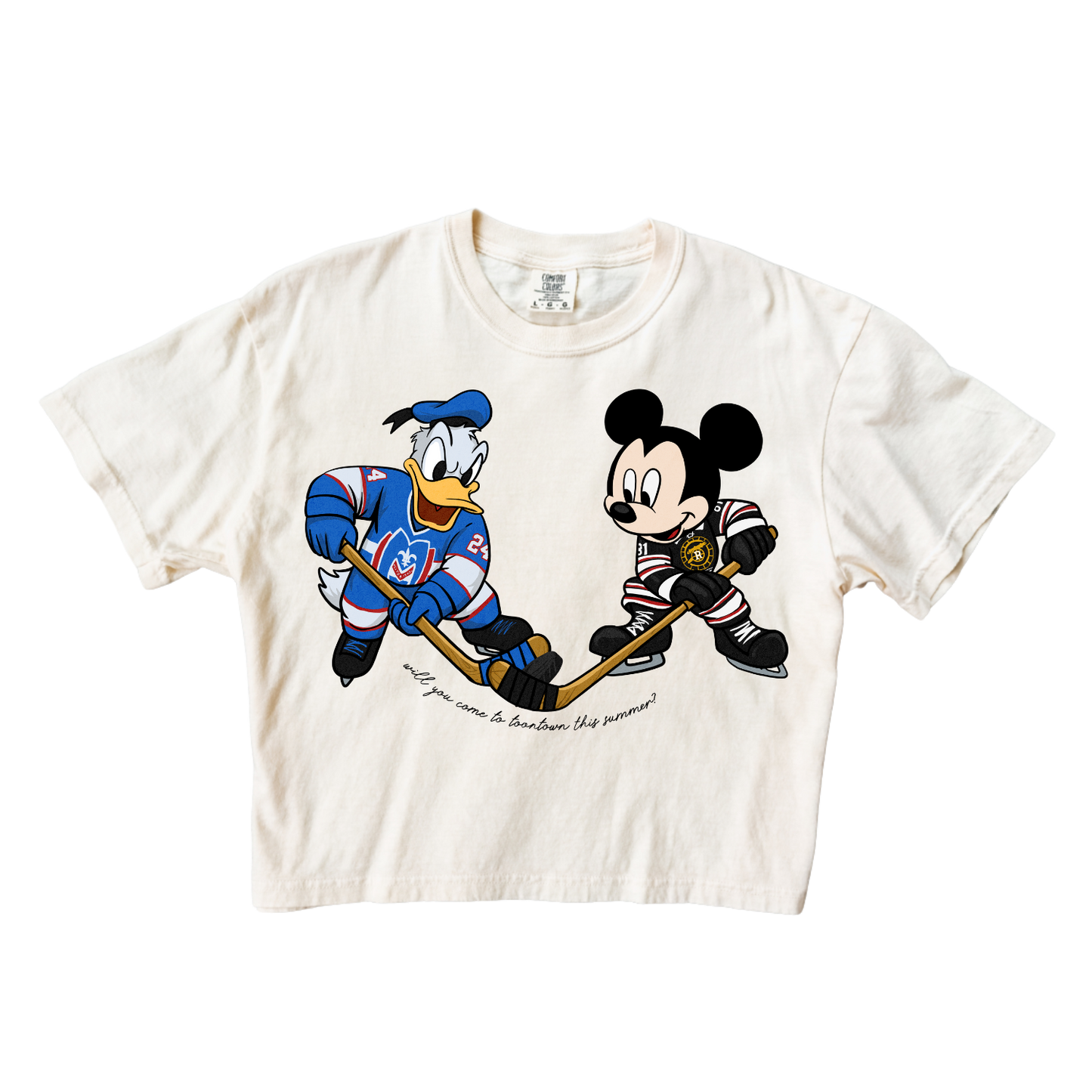Will You Come To Toowntown This Summer? Crop Tee