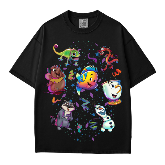 90's Style Neon Sidekicks Tee